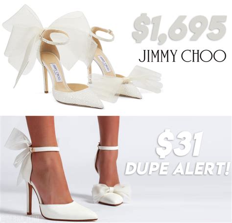 jimmy choo wedding shoes dupe.